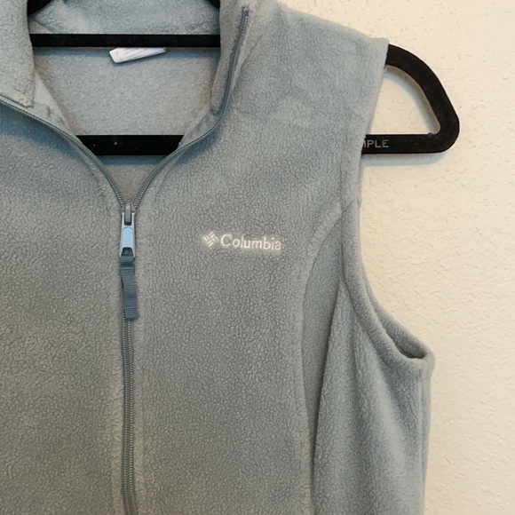Columbia Benton Springs Blue Fleece Vest - Picture 4 of 6